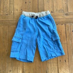 Hanna andersson blue cargo sweat shorts